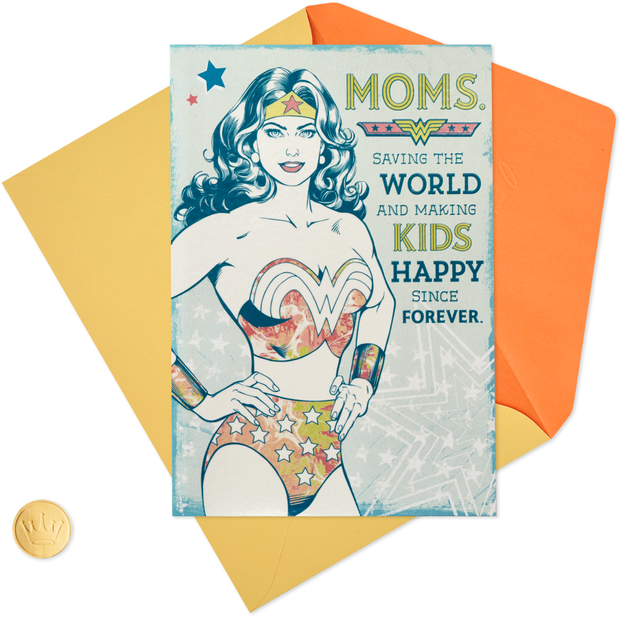 Dc Comics™ Wonder Woman™ Easter Card With Magnet For - Illustration (1470x1470), Png Download