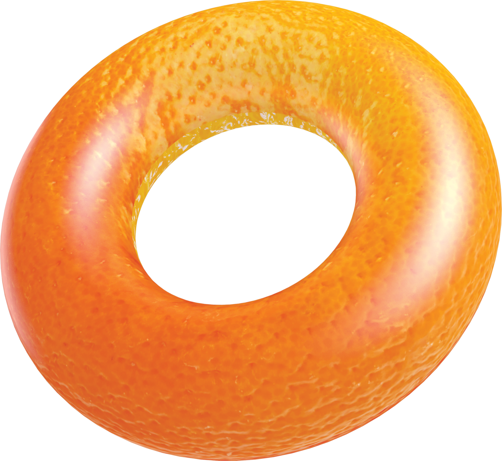 Orange Beach & Pool Tube - Inflatable (1600x1470), Png Download