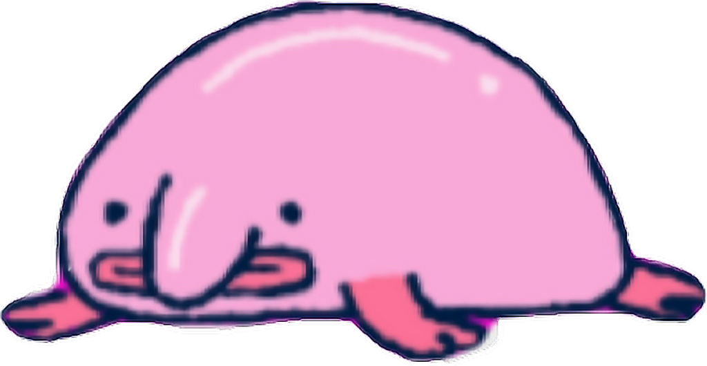 Blobfish Cute Kawaii Hawt Hot Funny Interesting Art (1024x530), Png Download