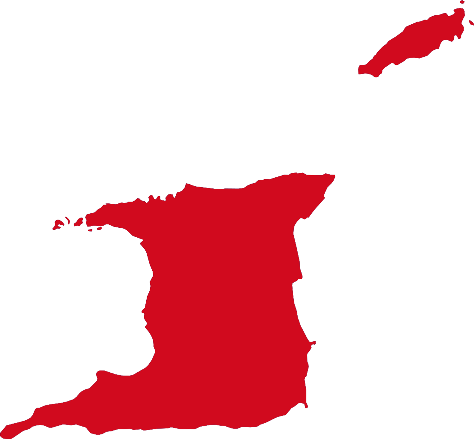 Trinidad & Tobago - Trinidad And Tobago Capital Map (2100x1500), Png Download