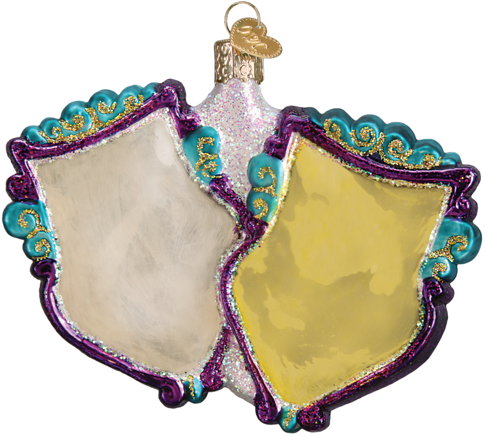 Comedy And Tragedy Ornament - Motif (1024x1024), Png Download