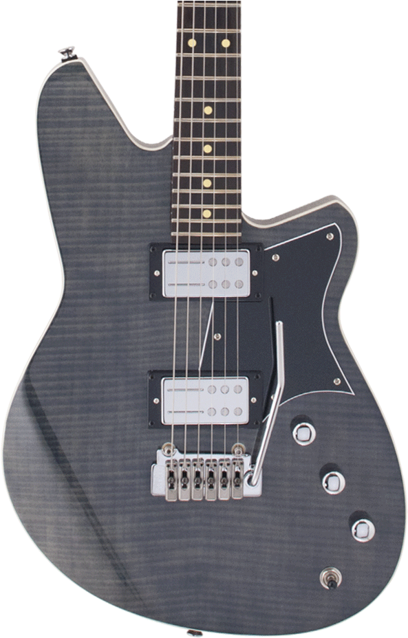 Reverend Kingbolt Ra With Roasted Neck - Midnight Black Reverend Jetstream Hb (1000x1000), Png Download