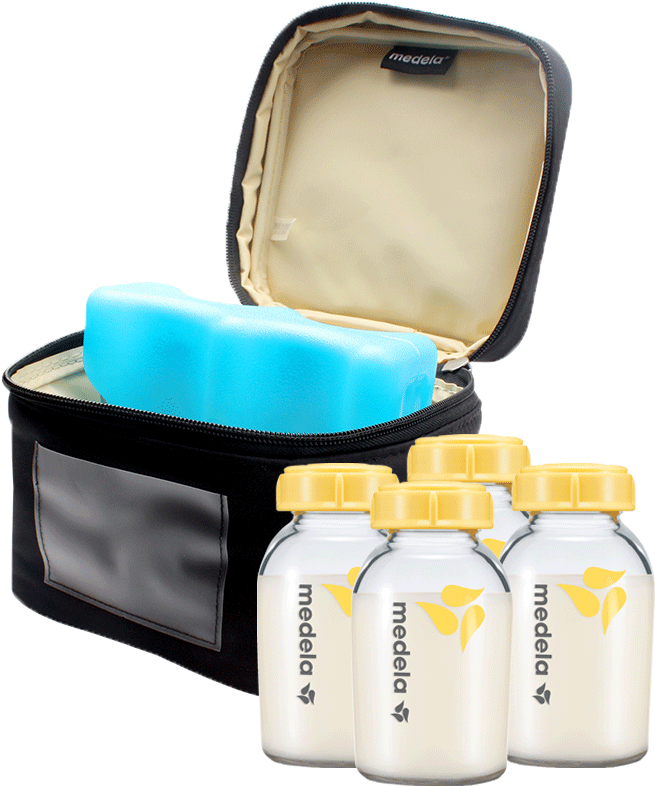 Medela Medela Medela Fresh Milk Storage Ice Pack Breast - Medical Bag (800x800), Png Download