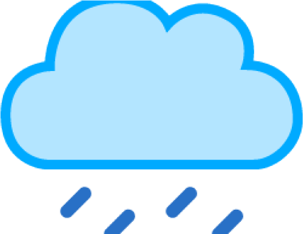 Rain Clipart Icon - Heart (640x480), Png Download