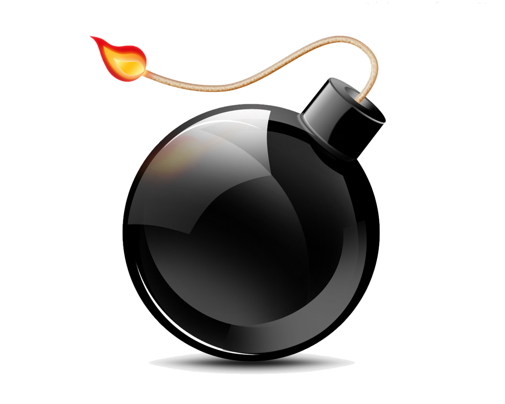 Picture - Cartoon Bomb Transparent (1000x800), Png Download