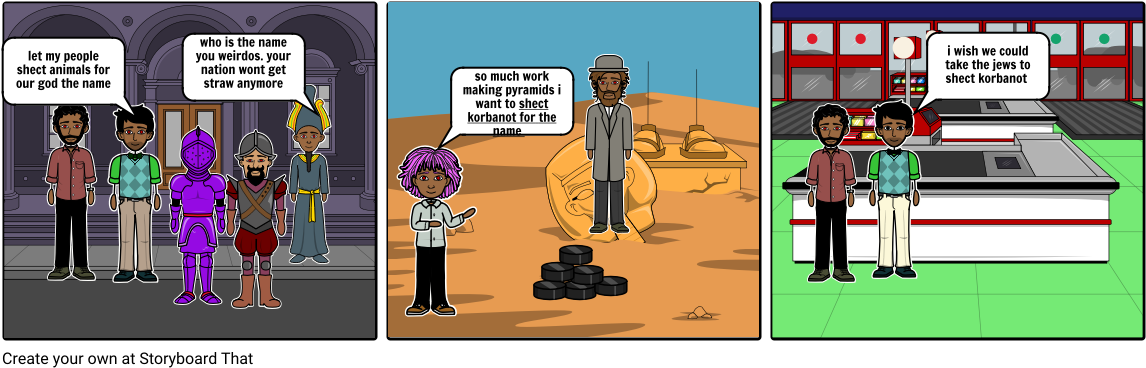 Moses - Cartoon (1164x385), Png Download