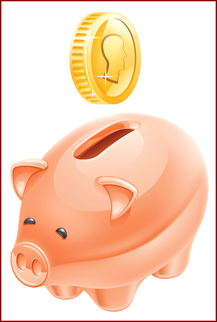 The Best Png Picture Gallery Yopriceville High - Piggy Bank Clipart Gif (908x1347), Png Download