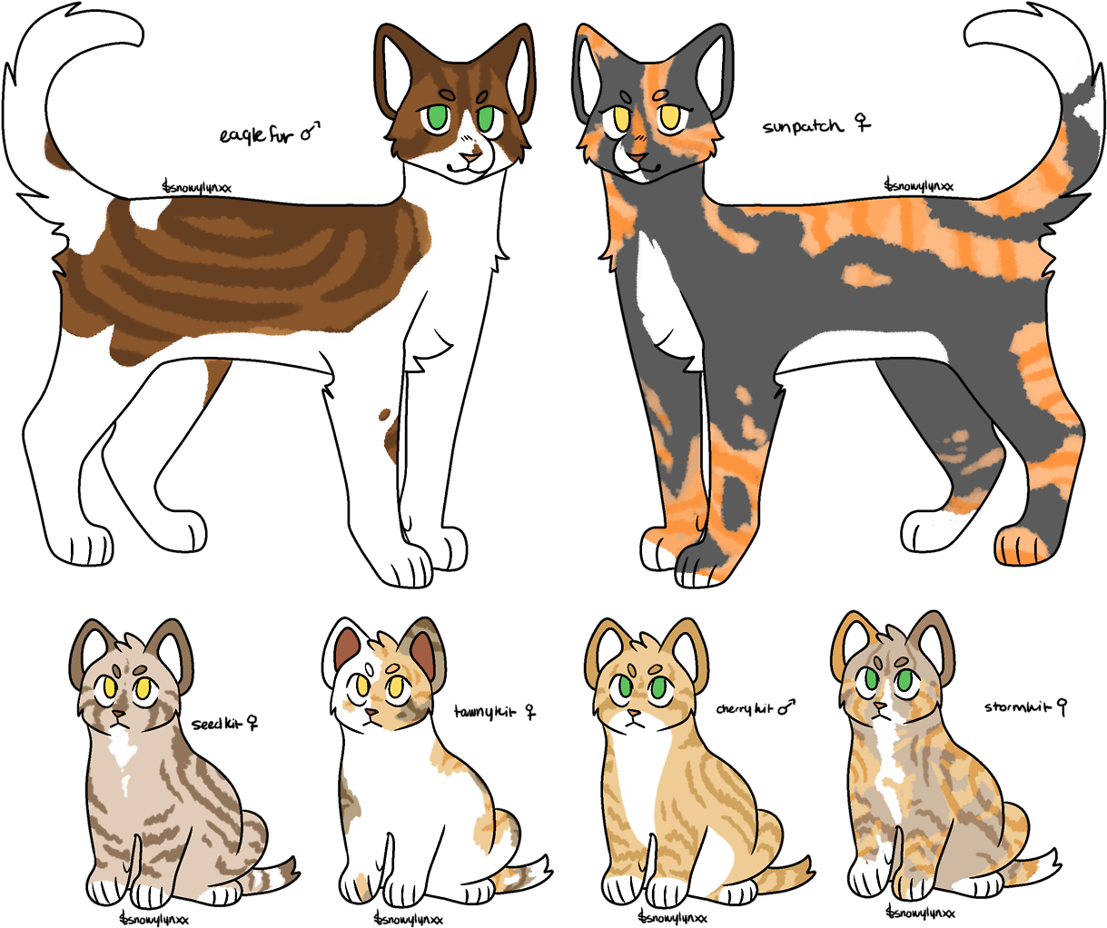 Warrior Cats - Warrior Cats Base F2u (1280x1088), Png Download