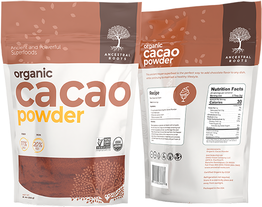 Cacao Powder Is A Wonderful, Sugar Less Alternative - Cocoa Solids (605x520), Png Download