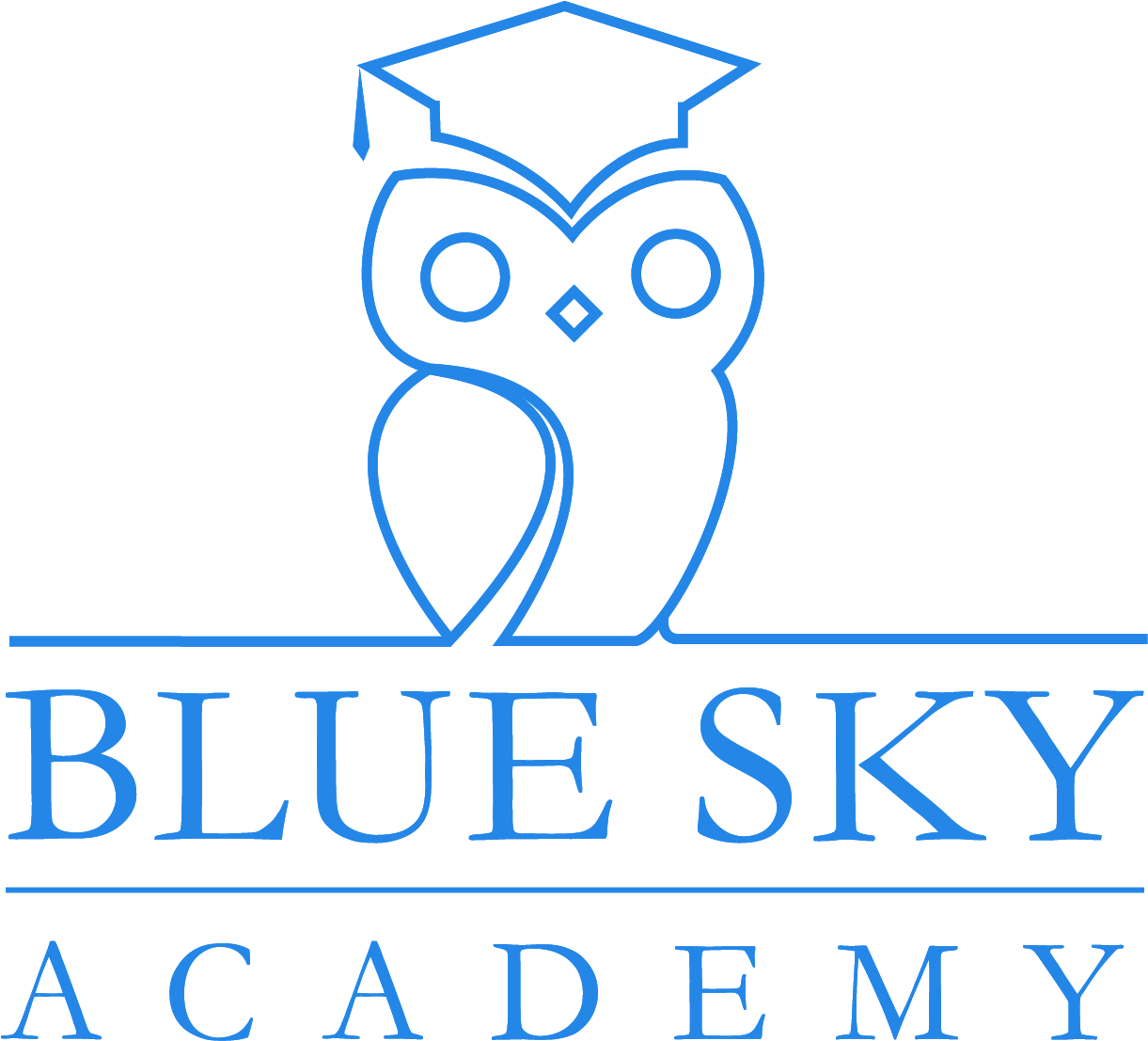 School Bell Frame Decor Png Clipart - Blue Sky Academy Logo (1220x1220), Png Download