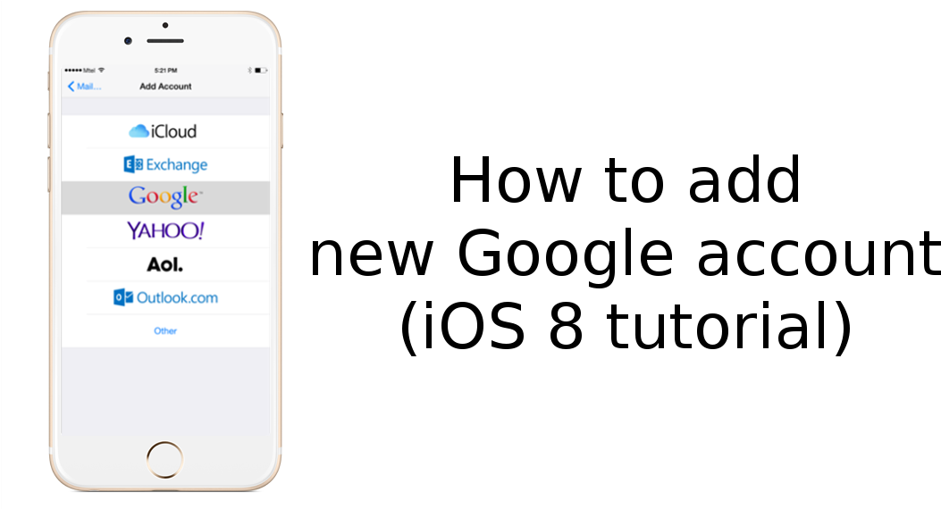 How To Add Google Account To The Iphone 6 And Iphone - Sequential Access (1140x570), Png Download