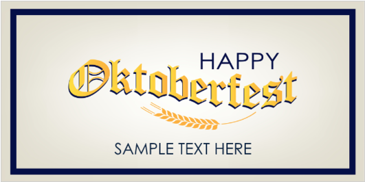 Blank Oktoberfest Vinyl Banner - Graphics (560x560), Png Download