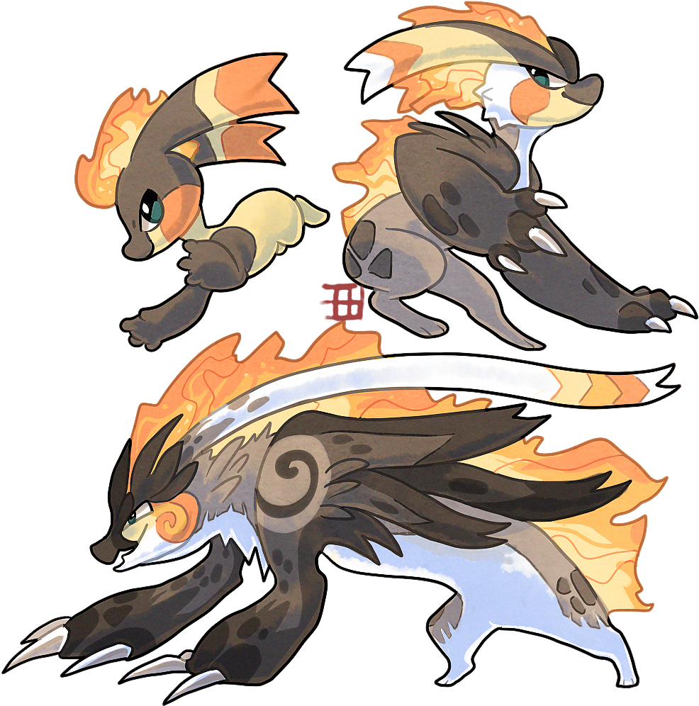 Http - //i - 4cdn - Org/vp/1504985233832 Pokemon - Fake Wolverine Pokemon (1042x1060), Png Download