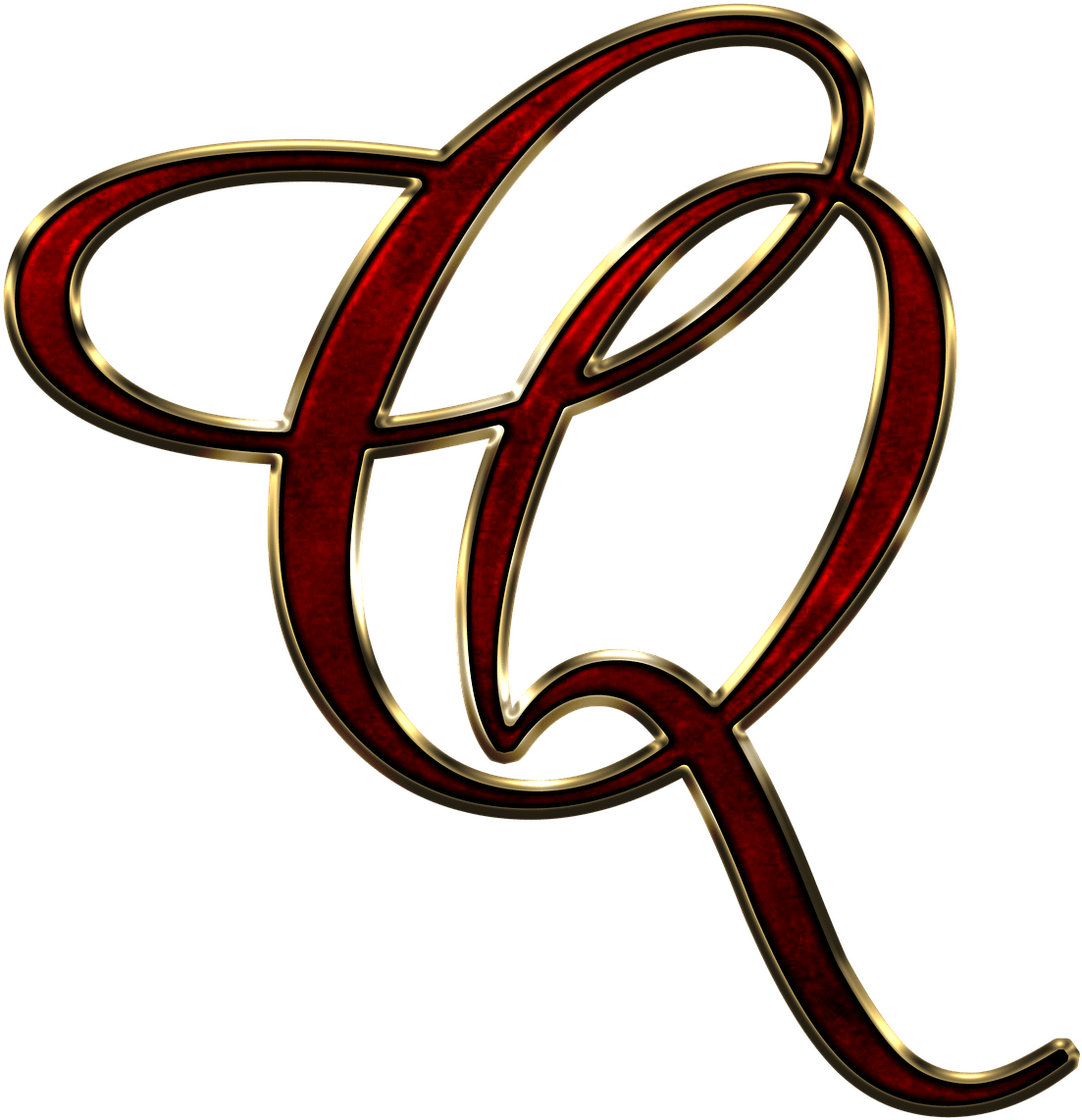 Capital Letter Q Red - Queen Shop (1280x1253), Png Download