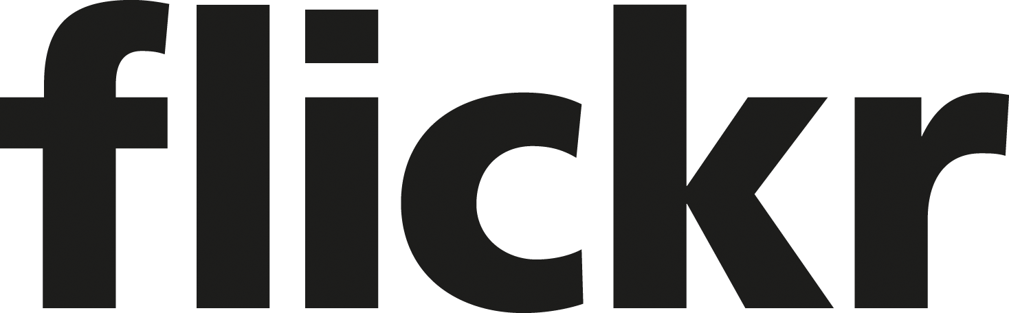 Flickr Logo Royal Museums Greenwich Unesco World - Flickr Logo Black And White (1468x456), Png Download