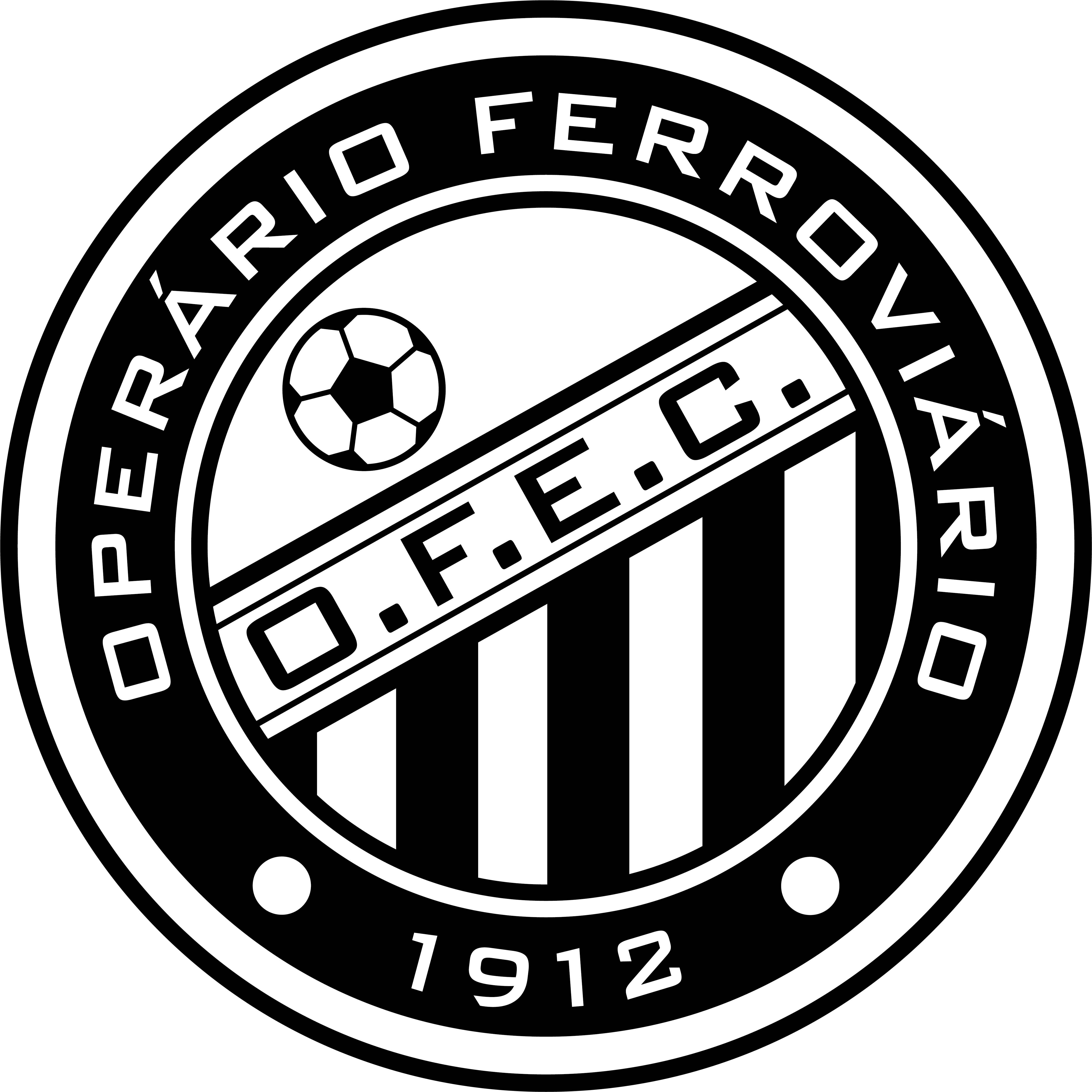 Operário Ferroviário Logo, Escudo - Operário Ferroviário Esporte Clube (5001x5014), Png Download