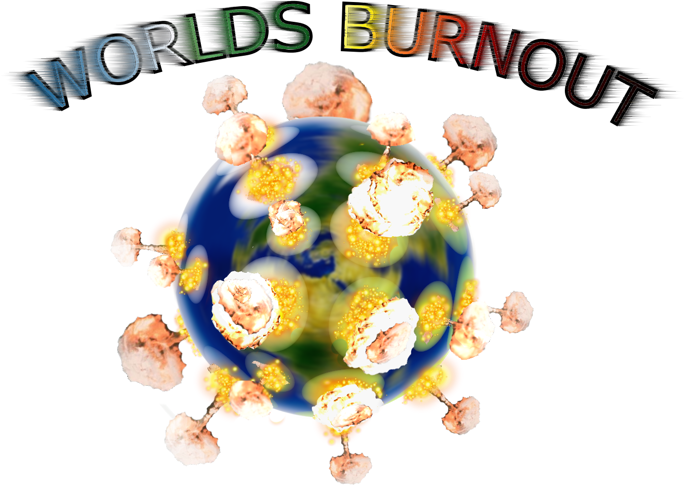 925kib, 1600x1200, Worlds Burnout - Illustration (1600x1200), Png Download