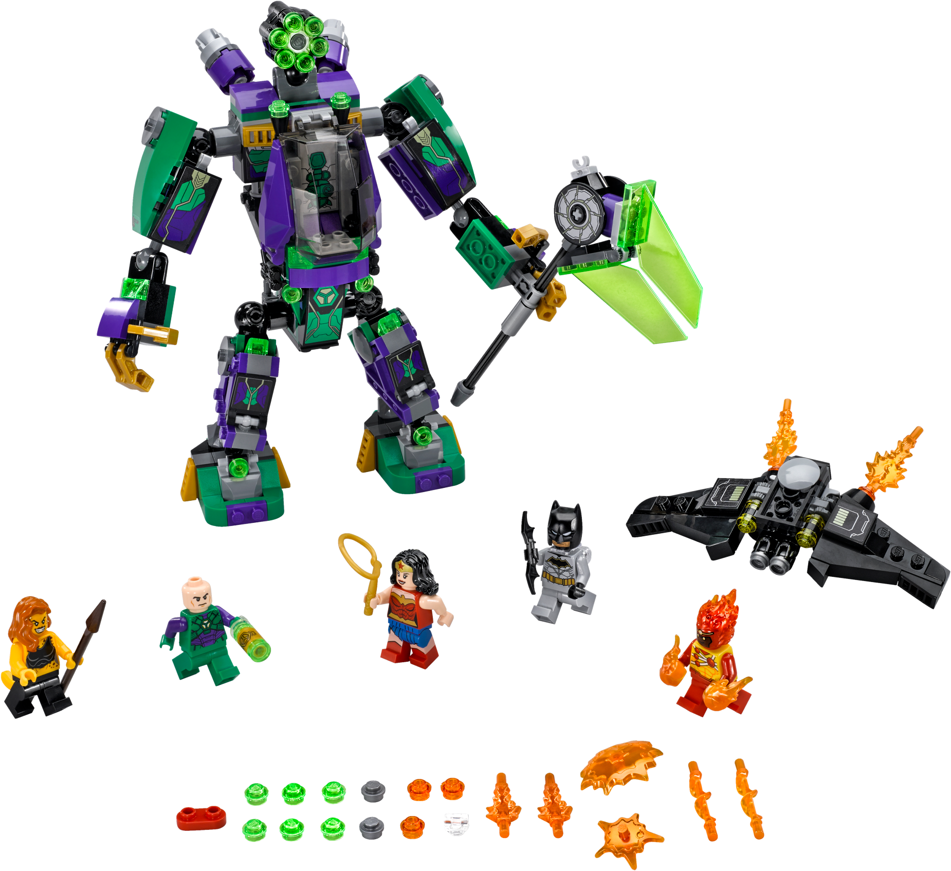 Lex Luthor™ Mech Takedown - Lego Dc Super Heroes 2018 Sets (2400x1800), Png Download