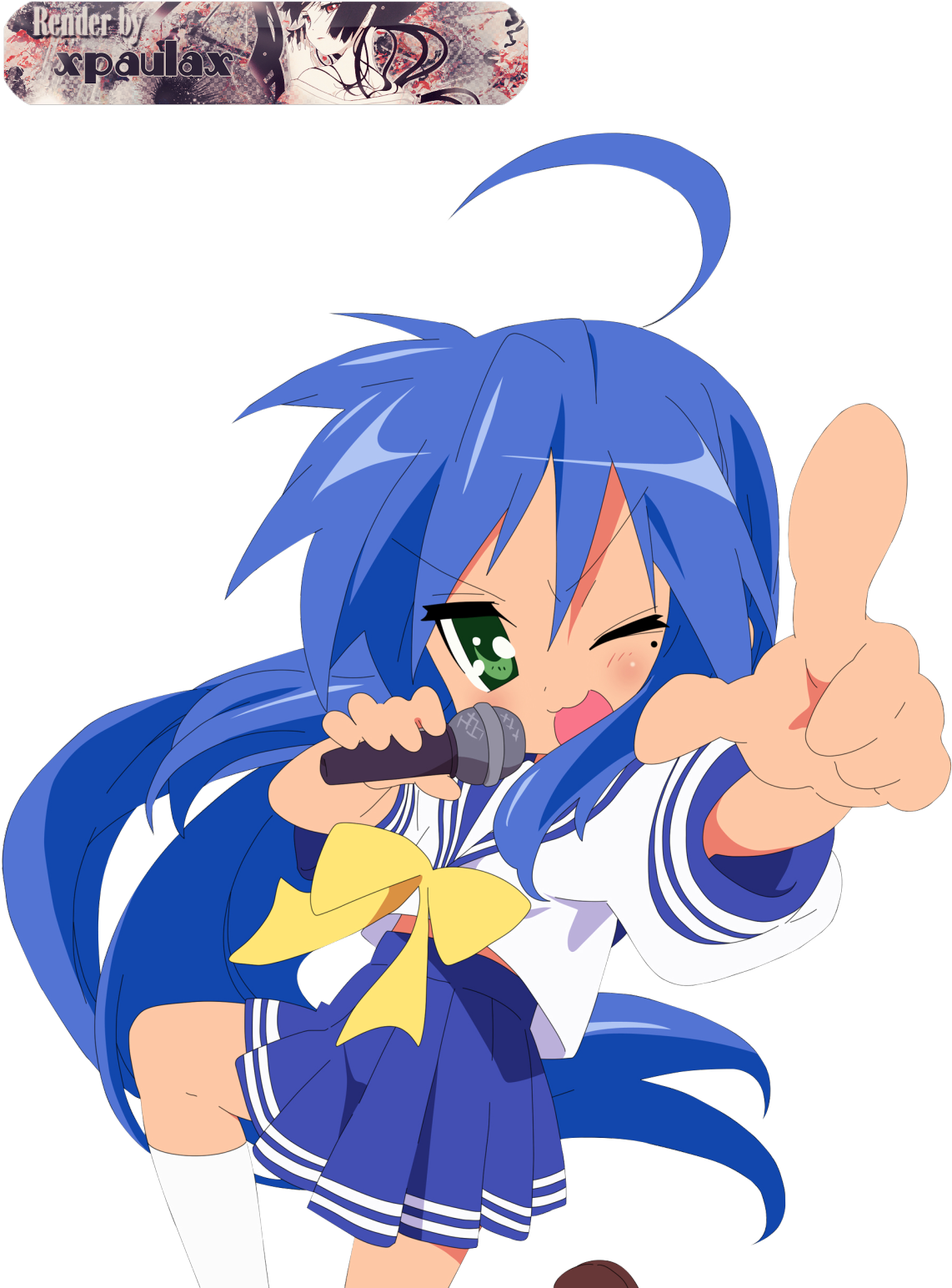 Renders Of Lucky Star - Karaoke Lucky Star (1263x1600), Png Download