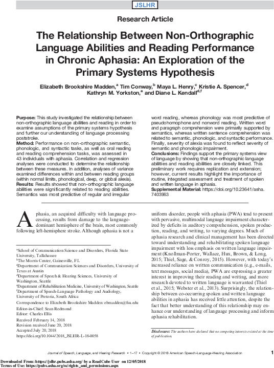 Madden Et Al The Relationship Between Non-orthographic - Document (585x783), Png Download