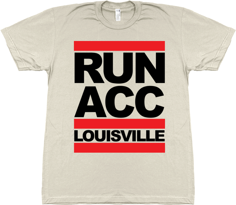 Run Acc Louisville Cardinals Football Basketball T-shirt - Active Shirt (852x762), Png Download