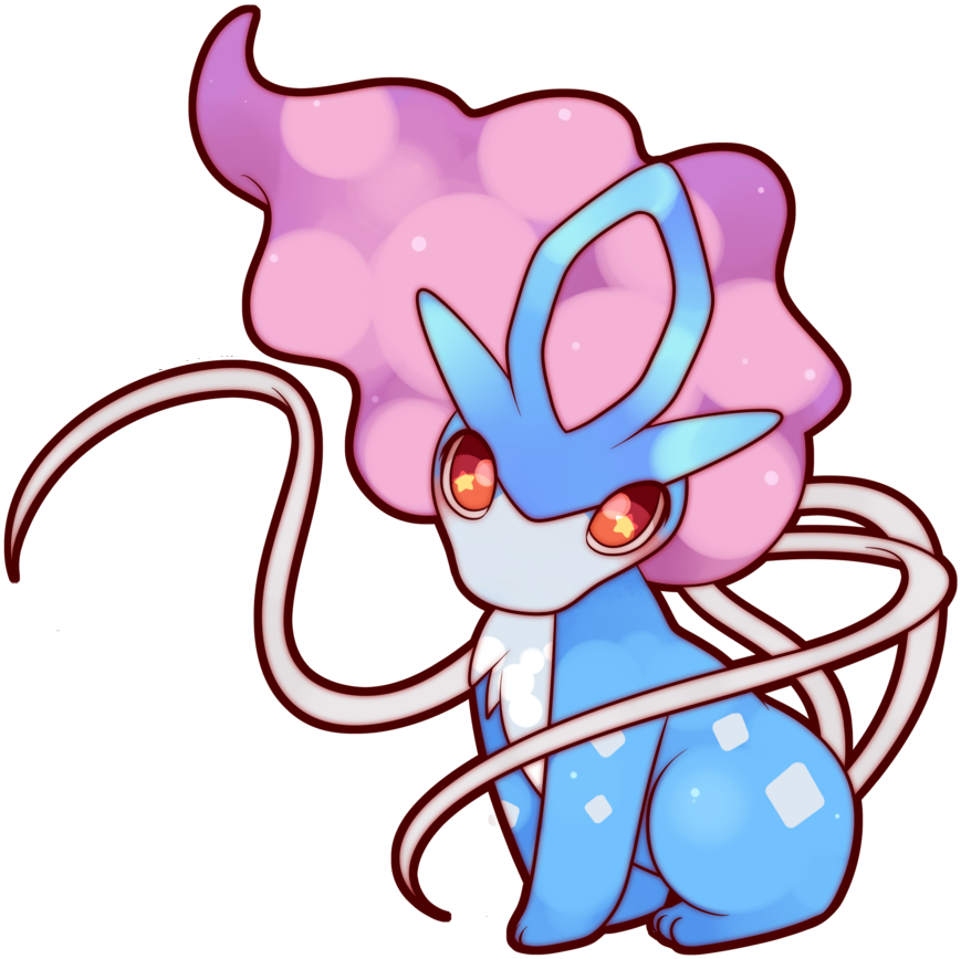 Pokemon Cute Adorable Suicune Legendary Png Legendary - Chibi Suicune Png (869x868), Png Download