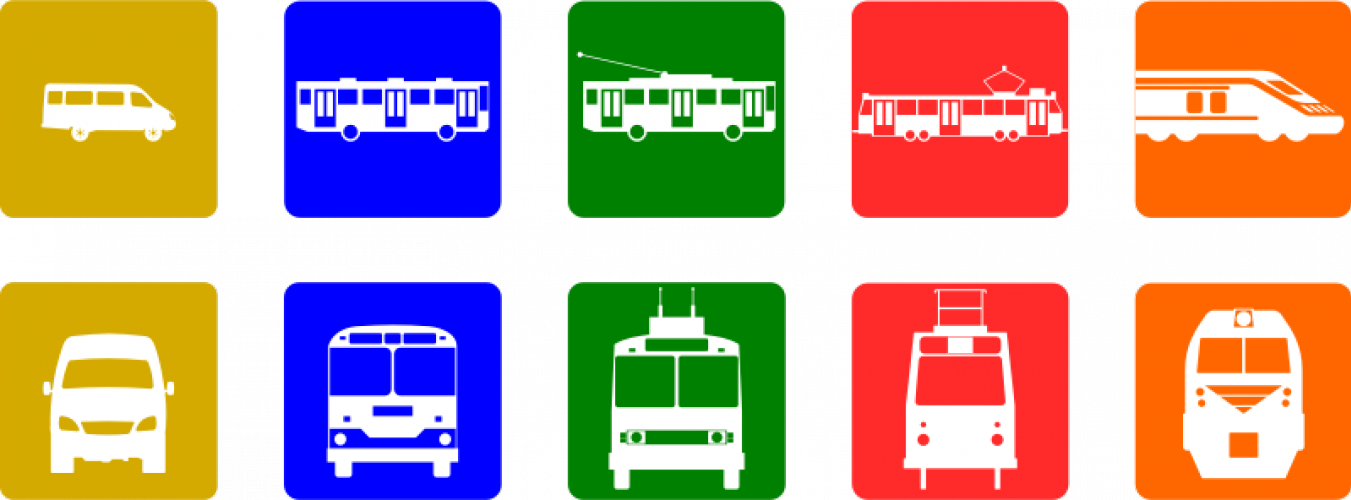 Public Transport Talleres 7as Jornadas Gvsig Lac - Clip Art Public Transport (1351x500), Png Download