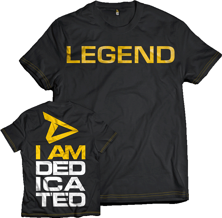Dedicated T-shirt Legend - Active Shirt (800x800), Png Download