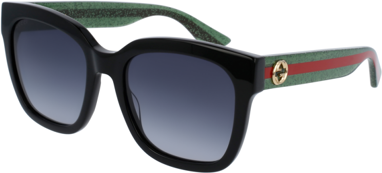 Gucci Gg0034s - Gucci Sunglasses Women (800x448), Png Download