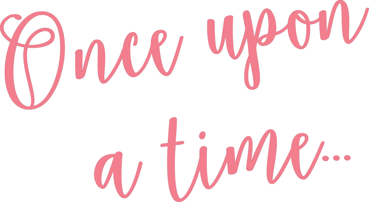 Once Upon A Time Svg Cut File - Calligraphy (1280x701), Png Download