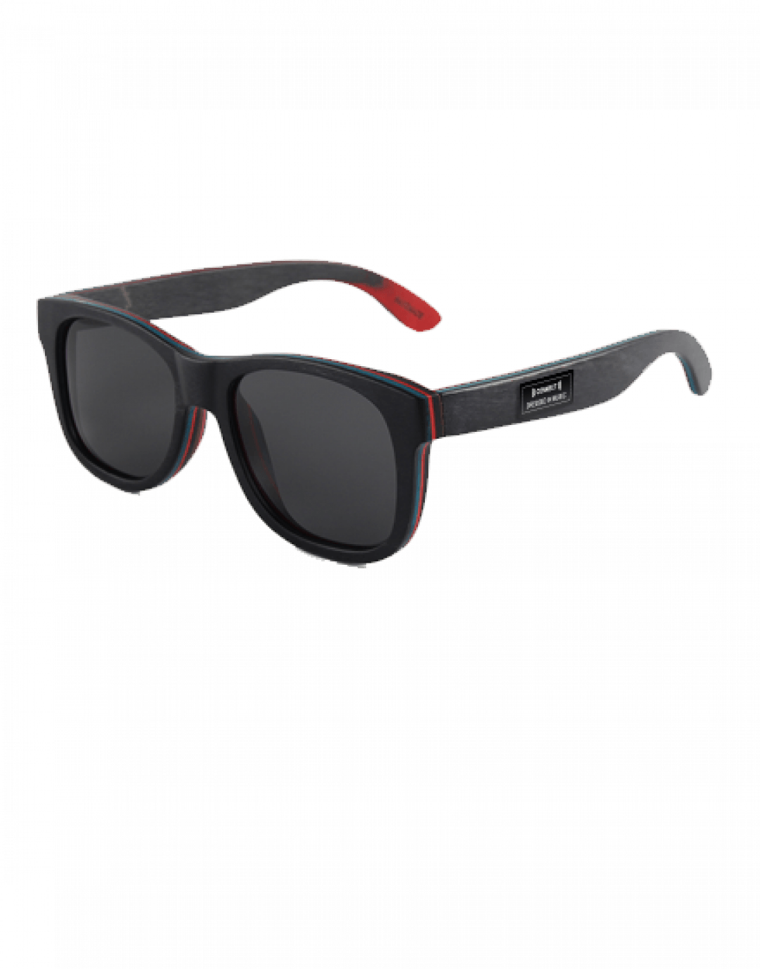 Dressed In Music Skate Polarized Black - Sunglasses (1098x1400), Png Download