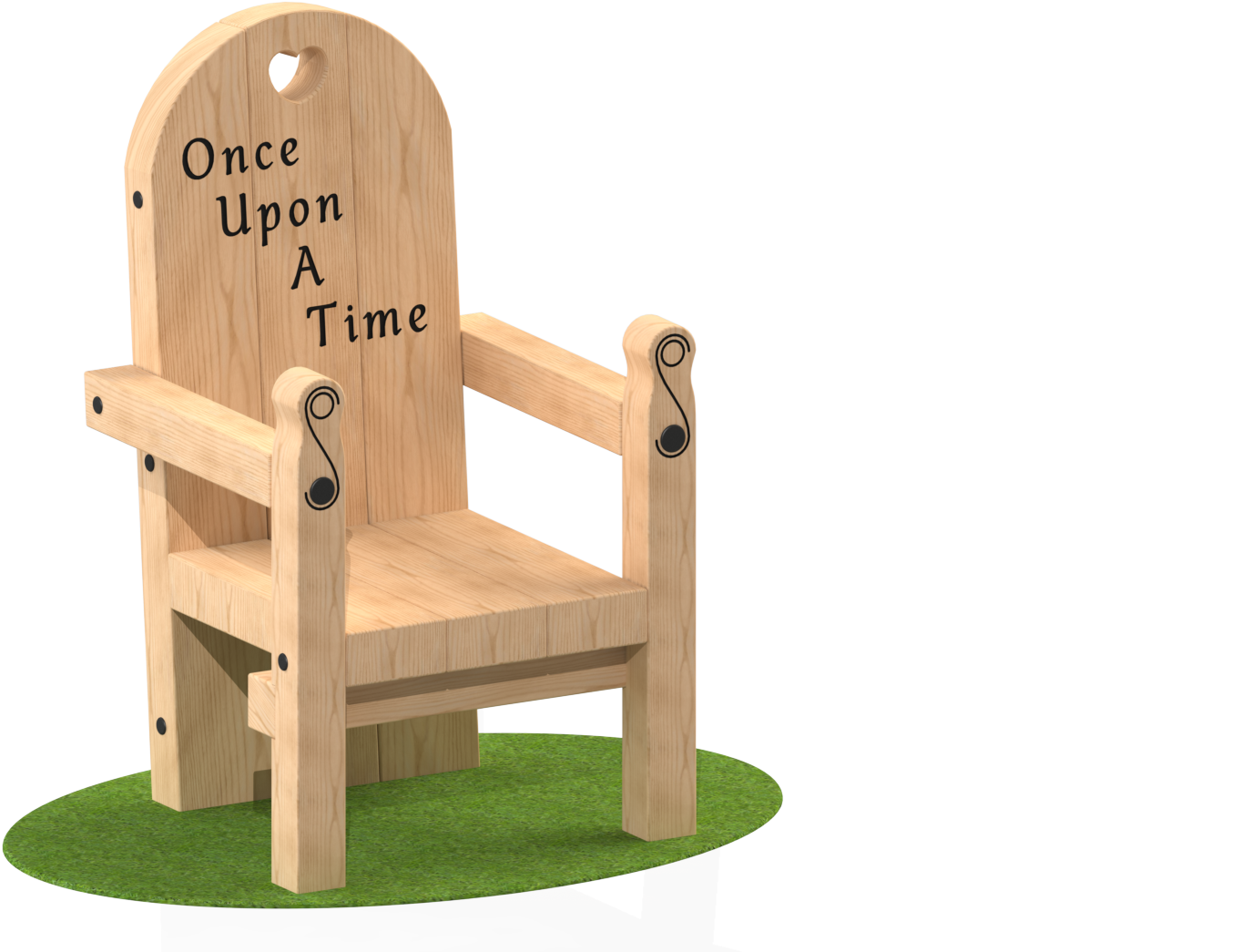 The Once Upon A Time Chair Is A Great Addition To Any - Folding Chair (1920x1080), Png Download