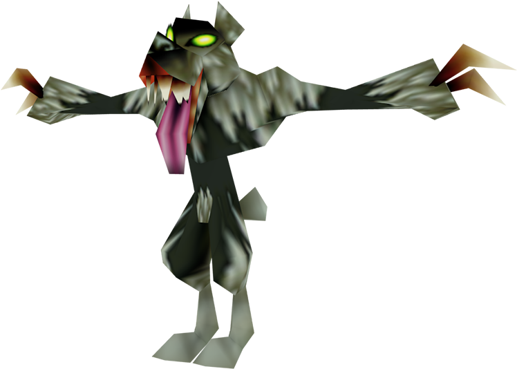 Download Zip Archive - Wolfos Oot 3d (750x650), Png Download