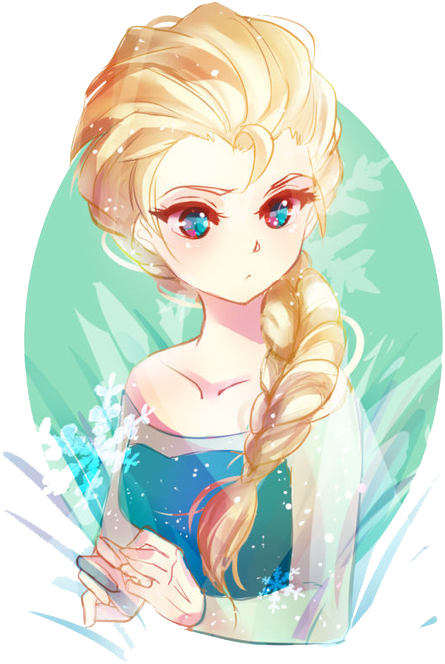 Frost Clipart Elsa - Jack Frost Vs Anna (549x720), Png Download