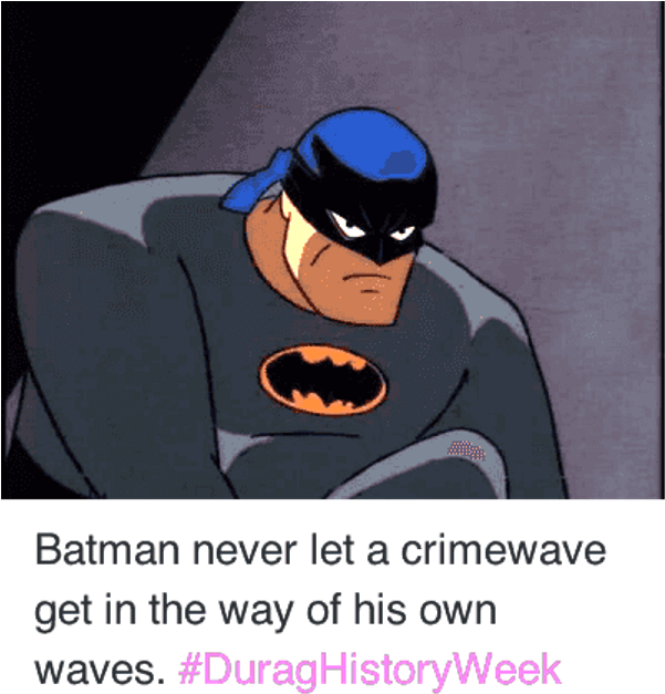 Batman Never Let A Crimewave - Cartoon Characters With Durags (600x650), Png Download