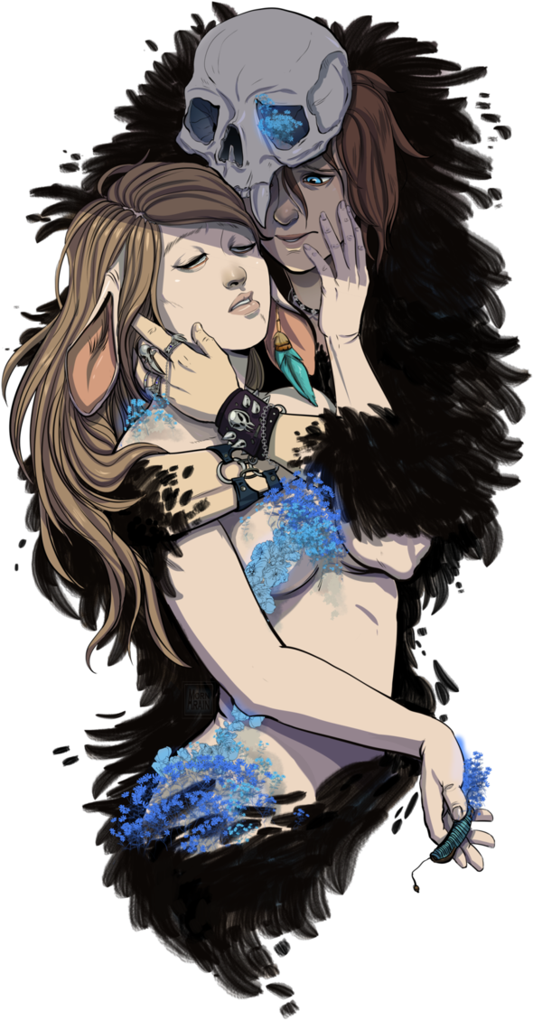 The Life Of Death Is Strange - Chloé Price X Rachel Amber (697x1145), Png Download