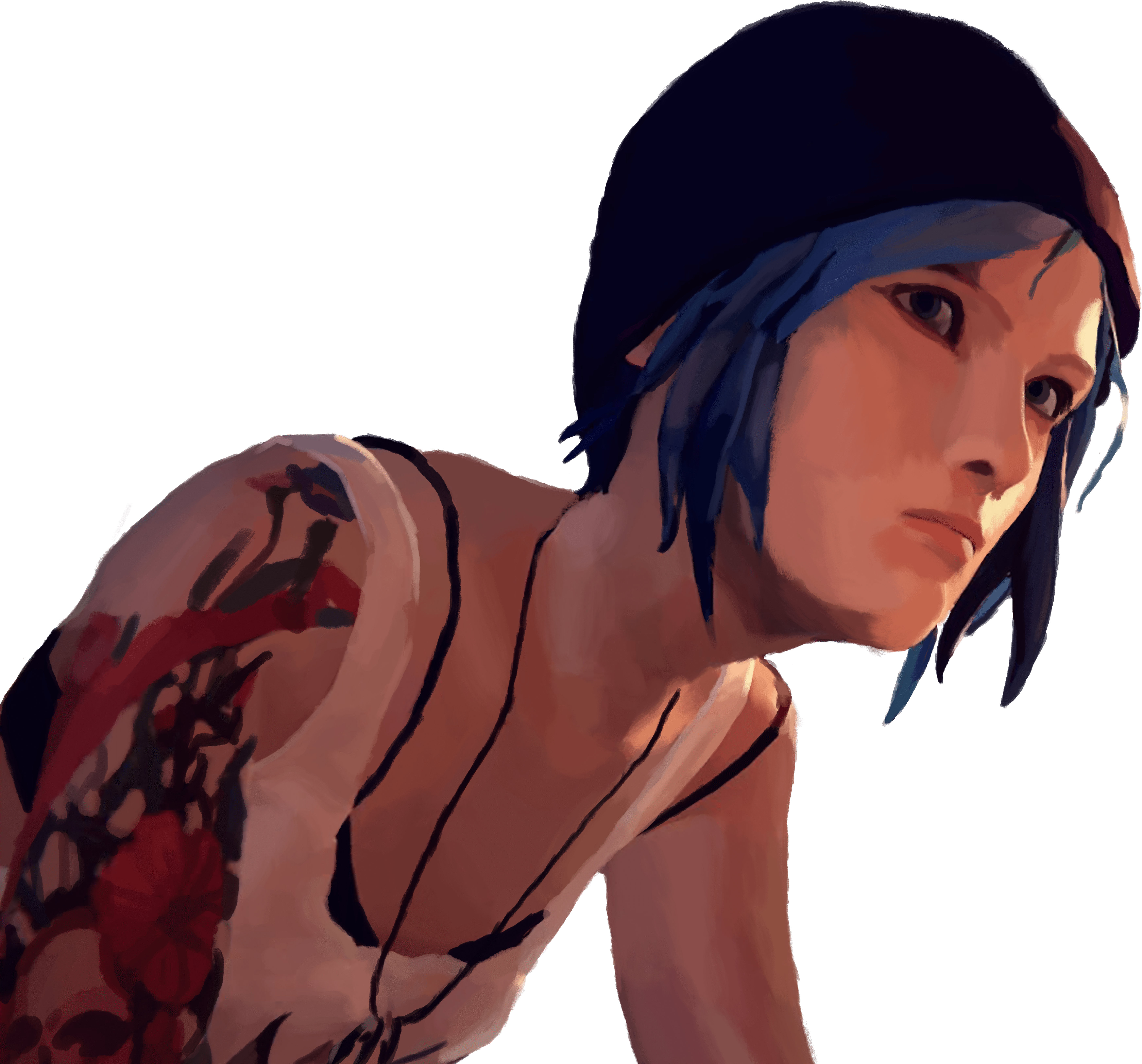 Chloe - Life Is Strange Chloe Png (5804x5429), Png Download