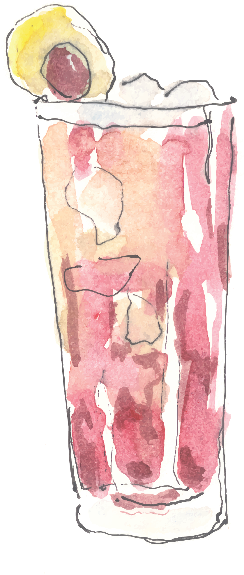 Cherry Bomb - Pint Glass (2084x2084), Png Download