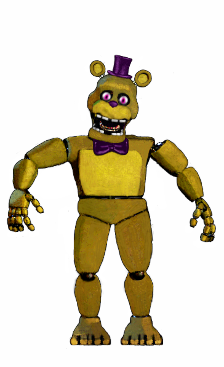 Unwithered Bonnie As Springbonnie - Withered Freddy Full Body Thank You (750x1229), Png Download