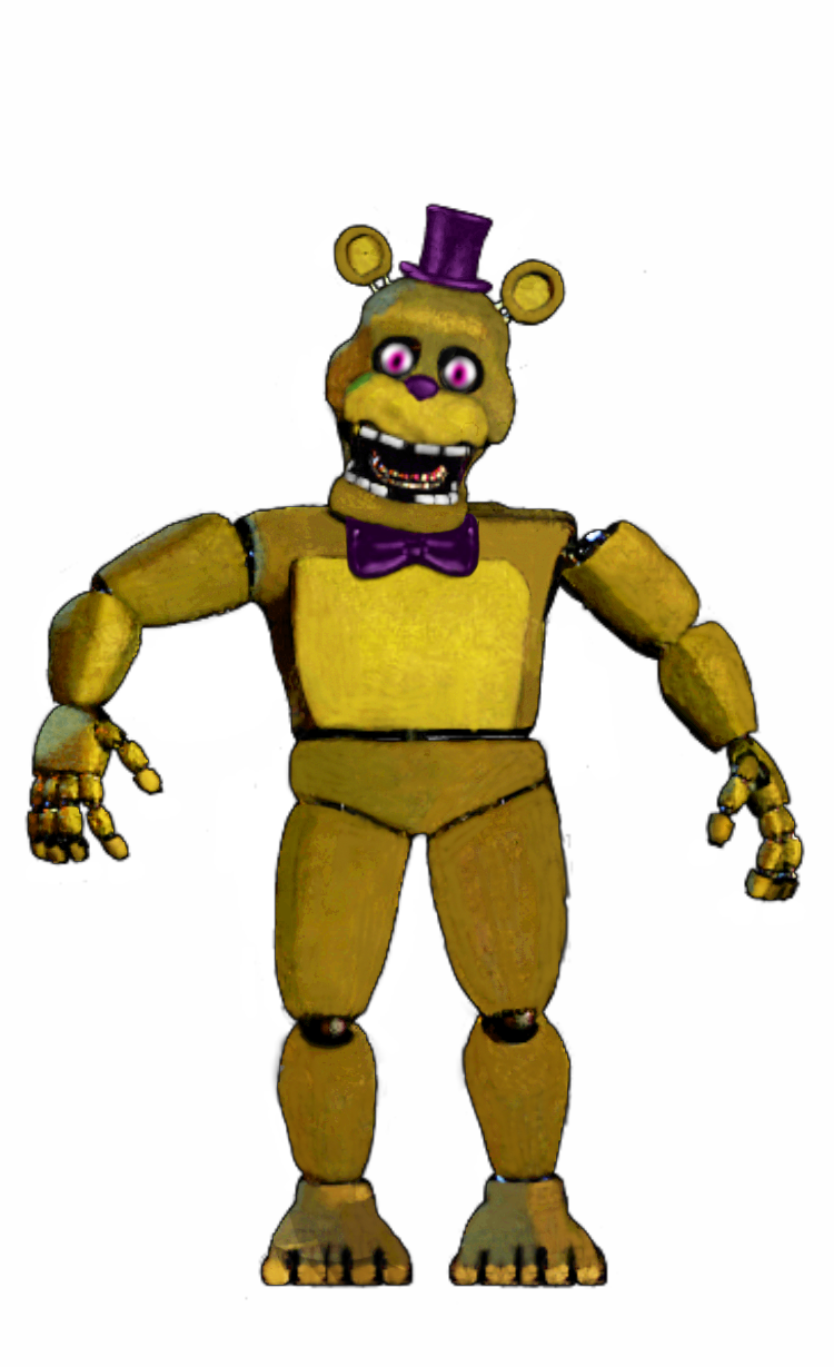 Withered Freddy Full Body transparent background PNG clipart