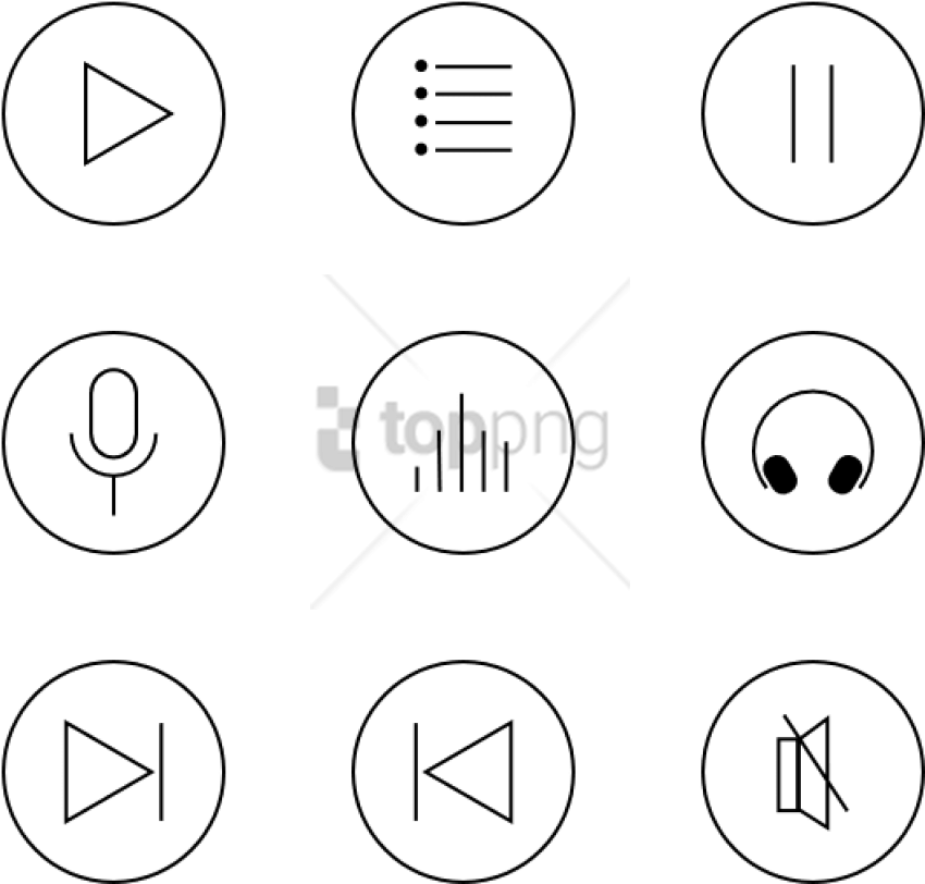 photo Transparent Background Music Player Logo Png music player buttons png png image with