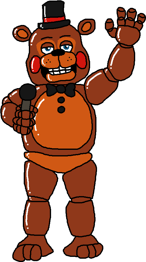 Toy Freddy - Five Nights At Freddy's (593x892), Png Download