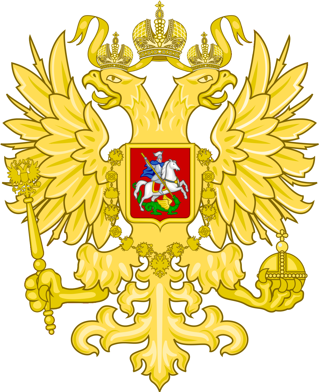 Двуглавый орел рисунок пнг