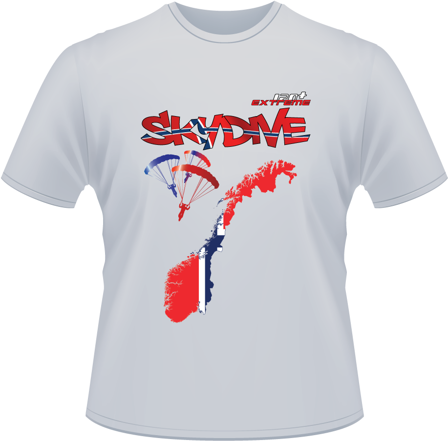 Skydiving T Shirts - T Shirt (1000x1000), Png Download