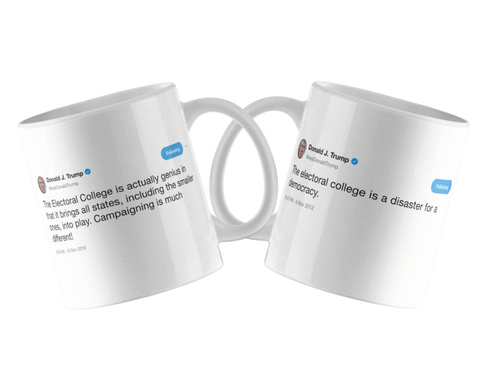 Electoral College Edition @realdonaldtrump - Cup (1024x765), Png Download
