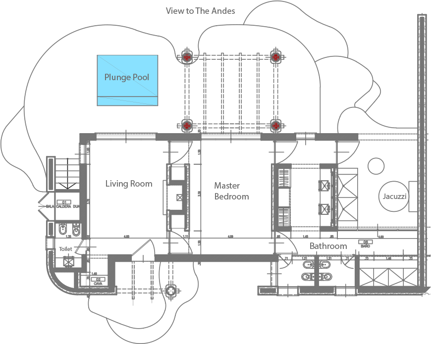 Home - Mapa - Floor Plan (1600x700), Png Download