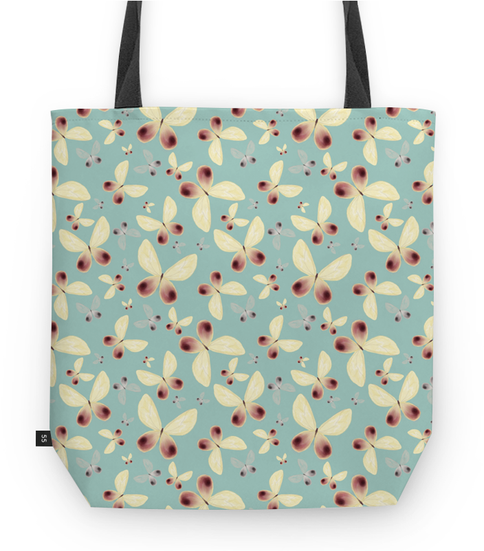 Bolsa Doces Borboletas De Juliana Motzkona - Tote Bag (800x800), Png Download