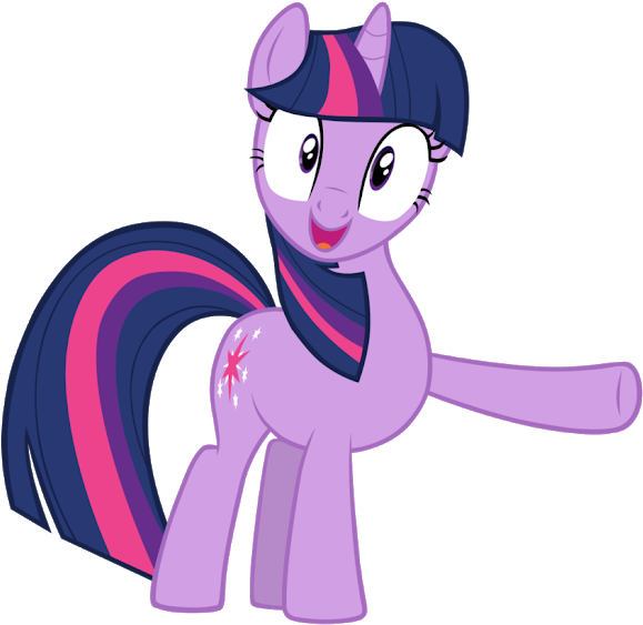 Little Pony Twilight Sparkle - Twilight Sparkle Vector Hoof (620x607), Png Download