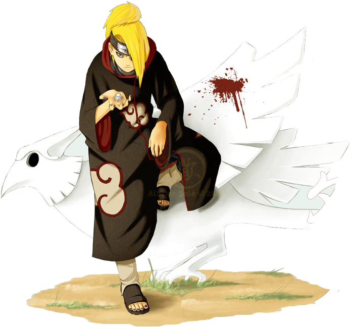 Deidara Also Seemed To Have A Minor Sense Of Appreciation - Deidara Hd (770x702), Png Download