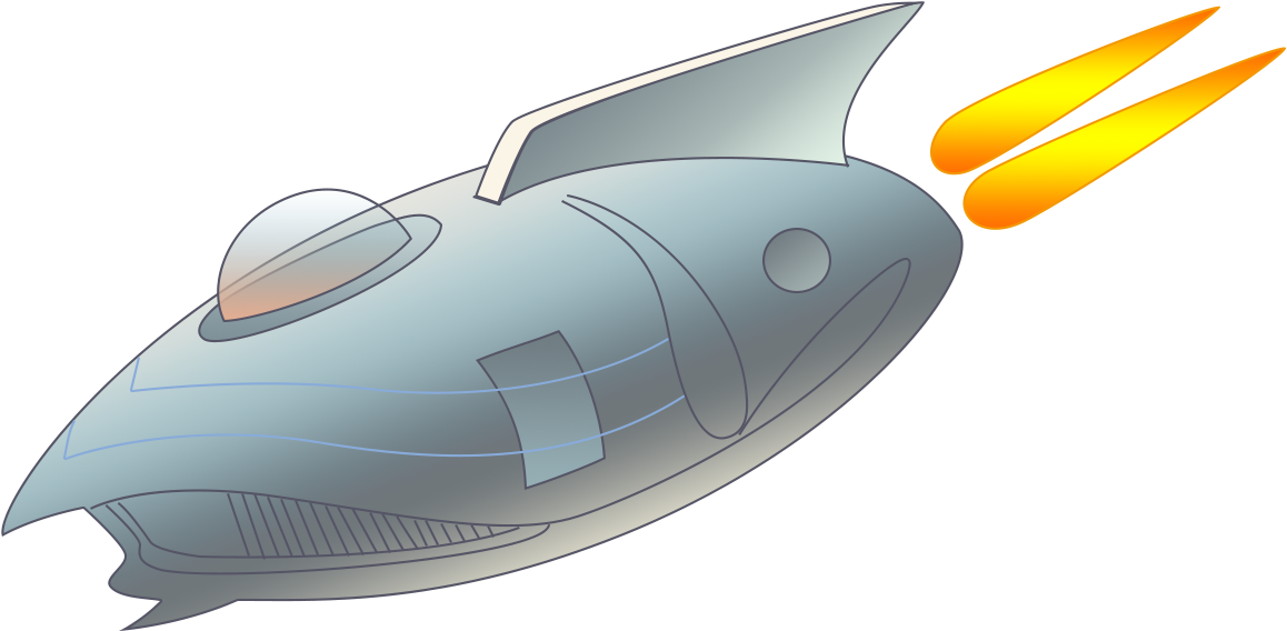 Porftolio - Spaceship - Rigid Airship (1180x598), Png Download